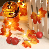 LED Simulation Maple Leaf Battery Box Creative Fashion Classic Home Lighting Chain
